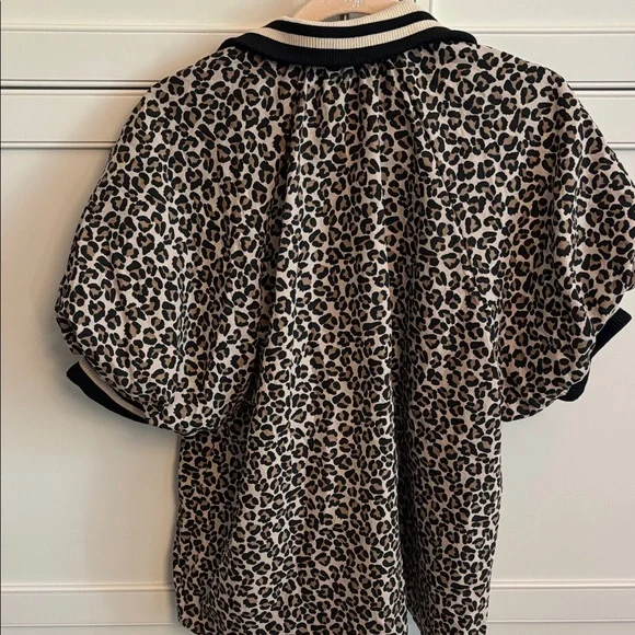 Entro Beige and Black Patterned Top - Picture 3 of 3